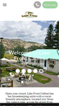 Mobile Screenshot of lakefrontcabins.net